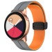 Силіконовий ремінець Classy для Smart Watch 20mm (Grey / Orange)