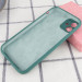 Фото Чехол Silicone Case Full Camera Protective (AA) NO LOGO для Apple iPhone 12 (6.1") (Зеленый / Pine green) на vchehle.ua