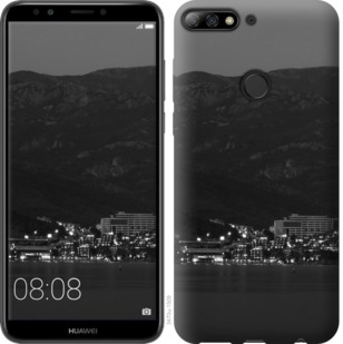 

Чехол Ночь на берегу для Honor 7C pro 757905