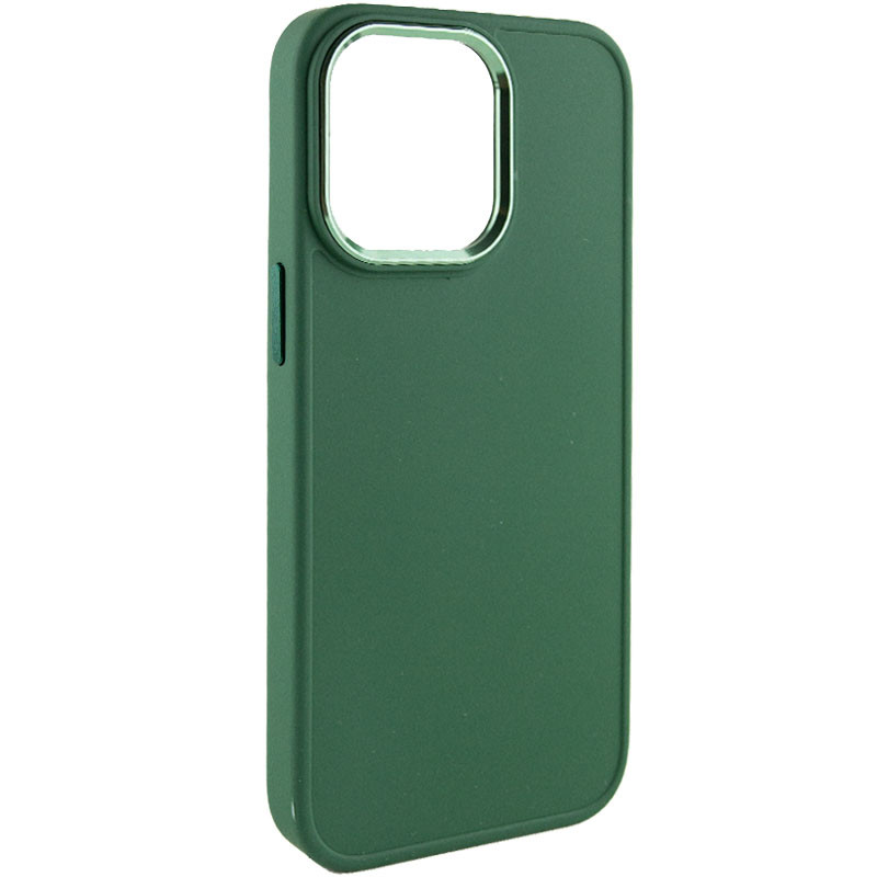 TPU чехол Bonbon Metal Style для Apple iPhone 13 Pro (6.1") (Зеленый / Army green)