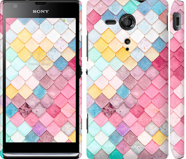 

Чохол Барвиста черепиця на Sony Xperia SP M35H 335047