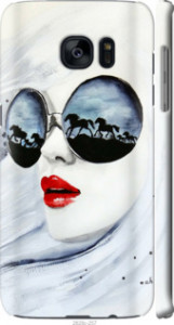 Чехол Девушка акварелью для Samsung Galaxy S7 Edge G935F