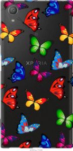 Чехол Красочные мотыльки для Sony Xperia XA1 Plus