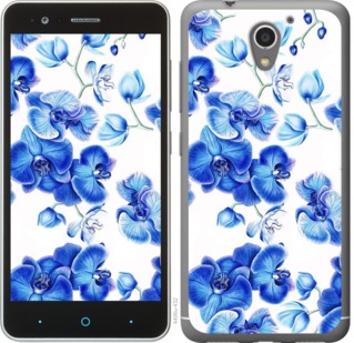 

Чехол Голубые орхидеи для ZTE A510 725462