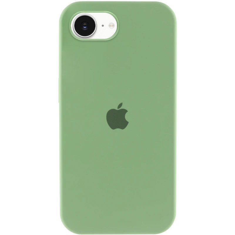 Чехол Silicone Case Full Protective (AA) для Apple iPhone 16e (6.1") (Мятный / Mint)
