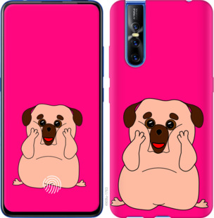 

Чехол Весёлый мопс для Vivo V15 pro 928666