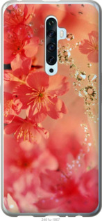 

Чехол Розовые цветы для Oppo Reno 2Z 921240