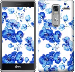 

Чехол Голубые орхидеи для LG H650E Zero / Class 725077