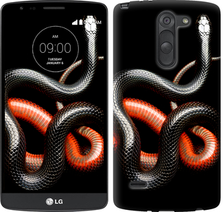 

Чехол Красно-черная змея на черном фоне для LG G3 Stylus D690 482115