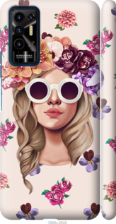 

Чехол Девушка с цветами v2 для Tecno Pova 2 1397031