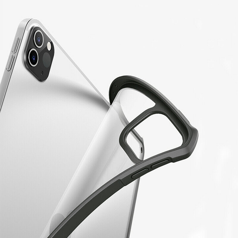 TPU+PC чехол Xundd c усиленными углами для Apple iPad Pro 12.9" (2020-2022) (Бесцветный / Черный) в магазине vchehle.ua