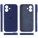 Чехол Silicone Case Full Camera Protective (AA) для Apple iPhone 16 (6.1") (Синий / Deep navy) в магазине vchehle.ua