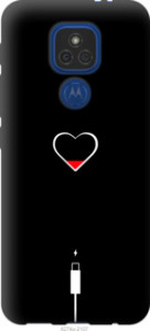 Чехол Подзарядка сердца для Motorola E7 Plus