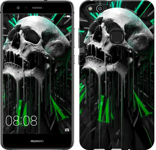 

Чехол Череп-часы для Huawei P10 Lite 645095