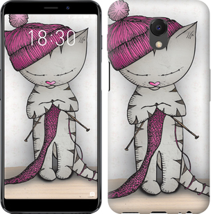 

Чехол Кошка рукодельница для Meizu M6s 640062