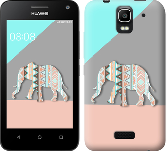 

Чехол Узорчатый слон для Huawei Ascend Y3C 224835