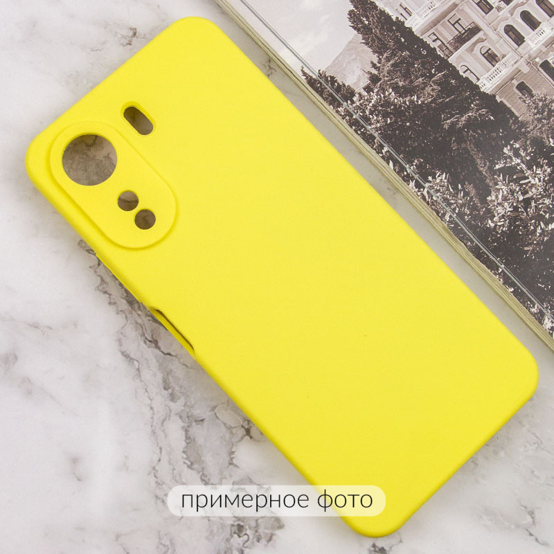 Фото Чехол Silicone Cover Lakshmi Full Camera (AAA) для Xiaomi Redmi 13C / Poco C65 (Желтый / Yellow) на vchehle.ua