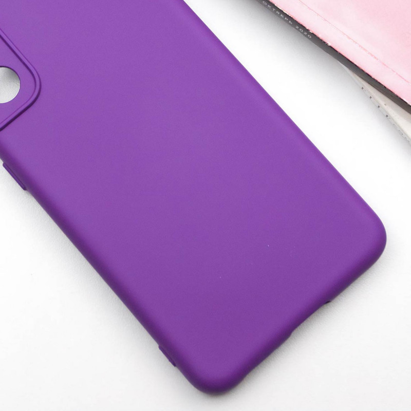 Фото Чехол Silicone Cover Lakshmi Full Camera (AA) для Samsung Galaxy S24 FE (Фиолетовый / Purple) на vchehle.ua