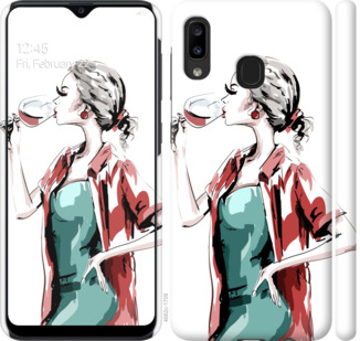 

Чохол Дівчина з келихом на Samsung Galaxy A20e A202F 841324