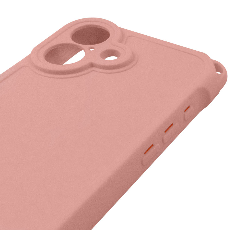 Купить Чехол TPU CrossBody with straps для Apple iPhone 16 Plus (6.7") (Pink) на vchehle.ua