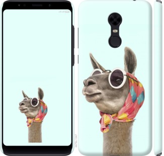 

Чехол Модная лама для Xiaomi Redmi 5 Plus 753279