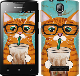 

Чехол Зеленоглазый кот в очках для Lenovo A1000 625226