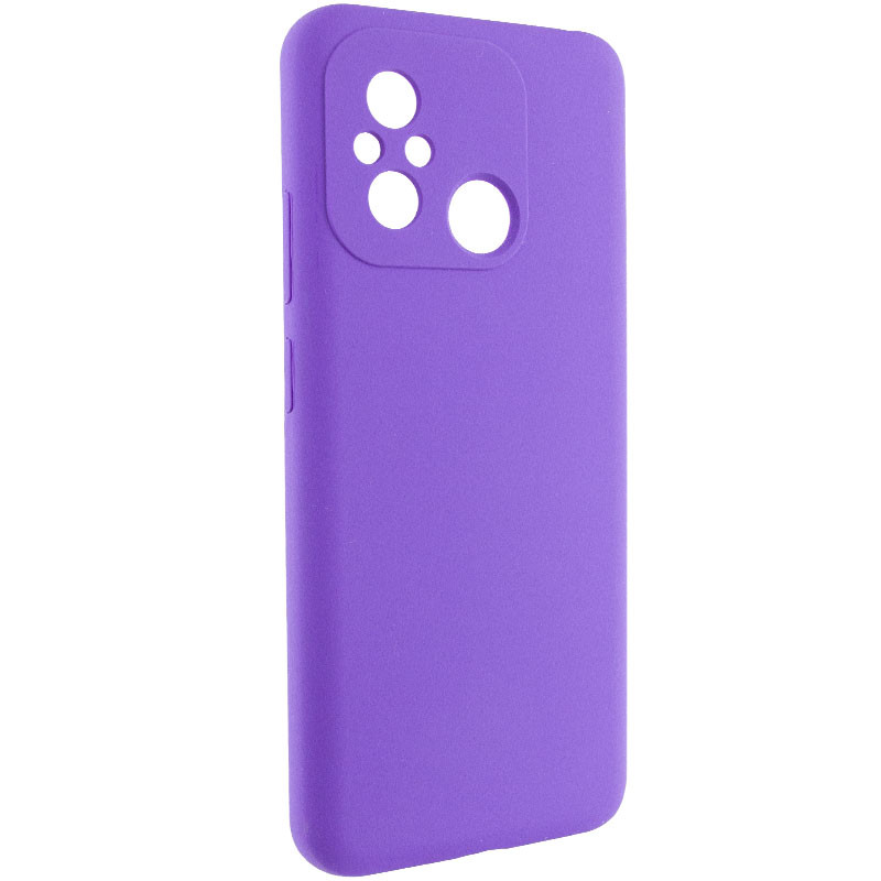 Фото Чохол Silicone Cover Lakshmi Full Camera (AAA) на Xiaomi Redmi 12C (Фіолетовий / Amethyst) на vchehle.ua