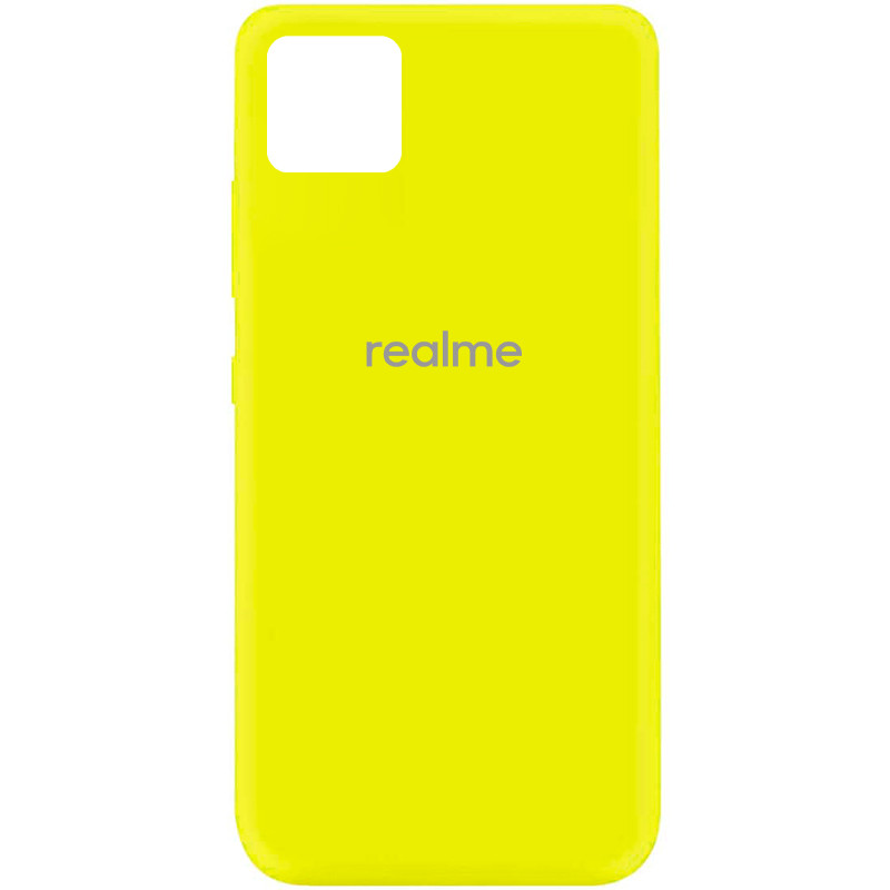 Чохол Silicone Cover My Color Full Protective (A) на Realme C11 (Жовтий / Flash)