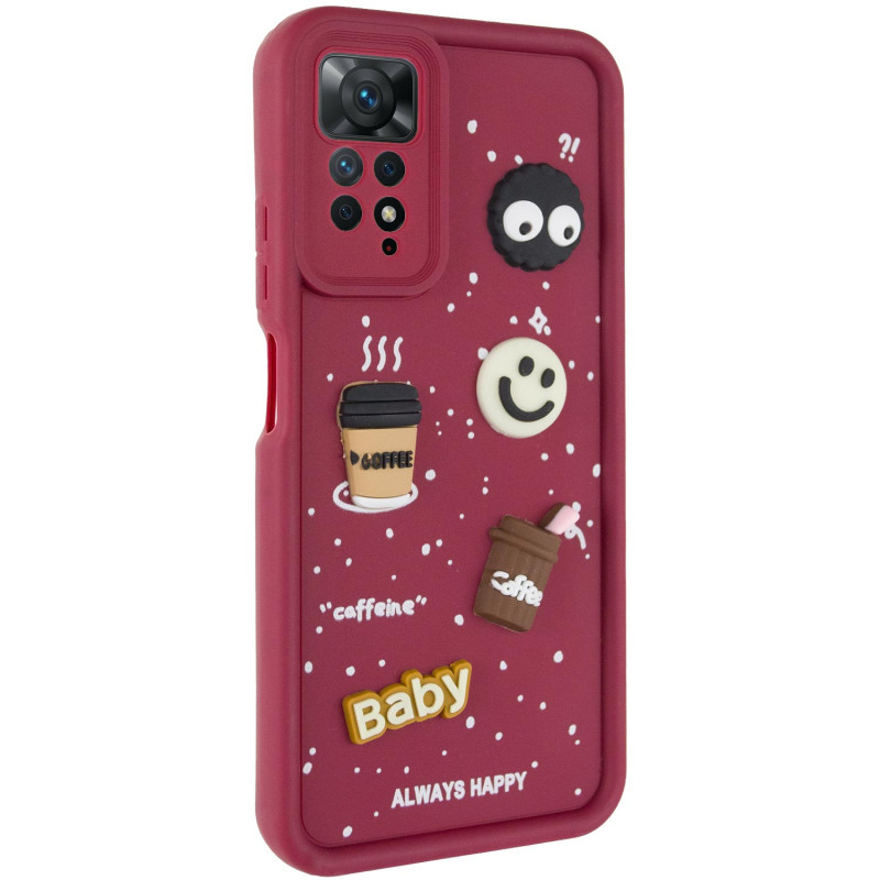 Чехол TPU Toys Case для Xiaomi Redmi Note 11 Pro 4G/5G / 12 Pro 4G (Red / Always Happy)