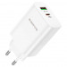 Фото СЗУ Borofone BN10 Sunlight PD65W (1Type-C/1USB) (White) на vchehle.ua