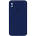 Уценка Чехол Silicone Case Square Full Camera Protective (AA) для Apple iPhone XS Max (6.5") (Эстетический дефект / Темно-синий / Midnight blue)