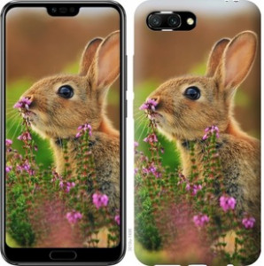Чехол Кролик и цветы для Huawei Honor 10