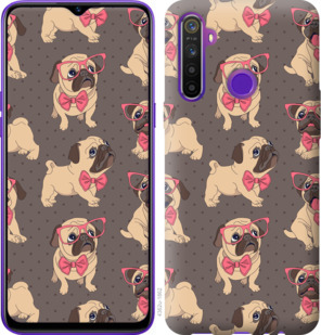 

Чехол мопсики 2 для Realme 5 921708