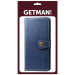 Купить Кожаный чехол книжка GETMAN Gallant (PU) для Xiaomi Redmi Note 10 / Note 10s (Синий) на vchehle.ua