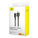 Заказать Дата кабель Baseus Unbreakable Series Fast Charging USB to Lightning 2.4A 1m (P10355802111-0) (Black) на vchehle.ua