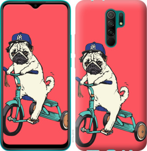 

Чохол Мопс на велосипеді на Xiaomi Redmi 9 933370