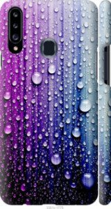Чехол Капли воды для Samsung Galaxy A20s A207F