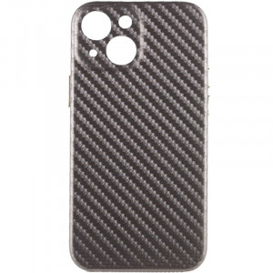 Шкіряний чохол Leather Case Carbon series на Apple iPhone 13 mini (5.4")