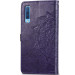 Кожаный чехол (книжка) Art Case с визитницей для Samsung A750 Galaxy A7 (2018) (Фиолетовый) в магазине vchehle.ua