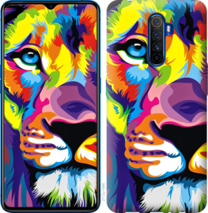 

Чохол Різнобарвний лев на Realme X2 Pro 919087