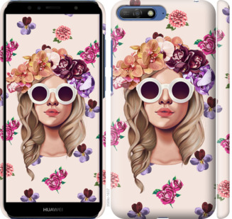 

Чехол Девушка с цветами v2 для Huawei Honor 9 779349