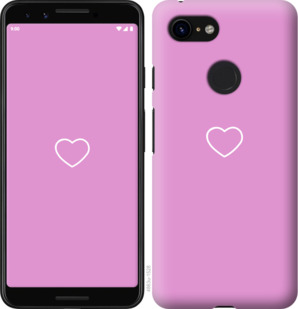 

Чехол Сердце 2 для Google Pixel 3 915748