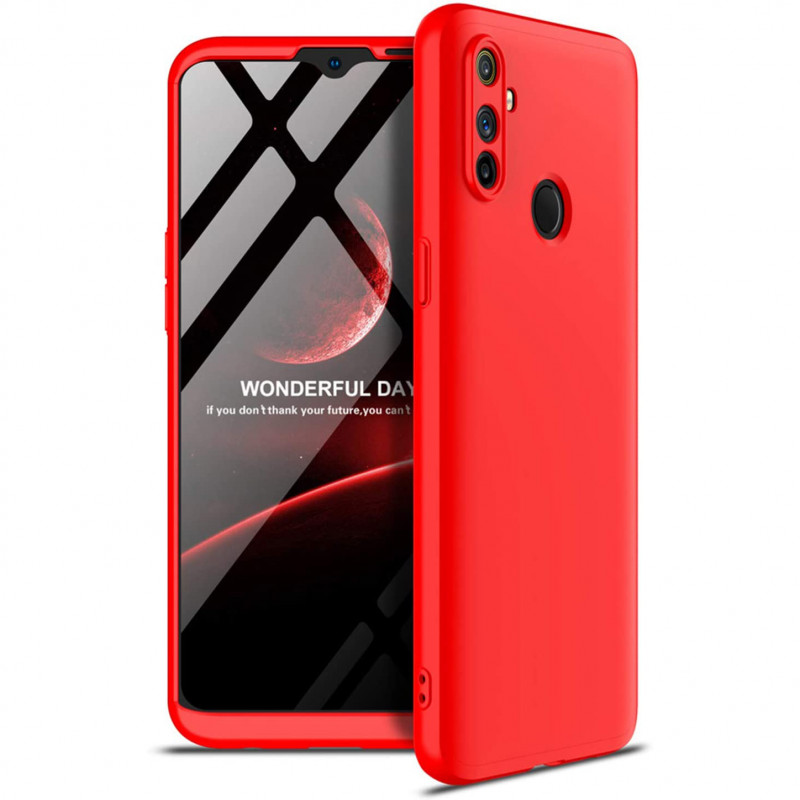 

Пластиковая накладка GKK LikGus 360 градусов (opp) для Realme C3 (Красный) 903760