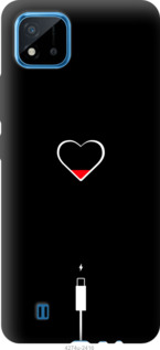 Чехол Подзарядка сердца для Realme C11 2021