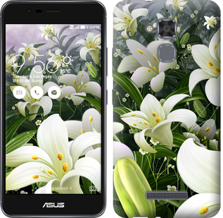

Чехол Белые лилии для Asus ZENFONE 4 SELFIE / ZD553KL 512336