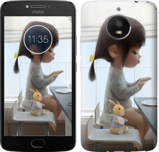 

Чохол Мила дівчинка з зайчиком на Motorola Moto E4 Plus 688881