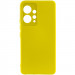 Чехол TPU GETMAN Liquid Silk Full Camera для Xiaomi Redmi Note 12 4G (Желтый / Flash)