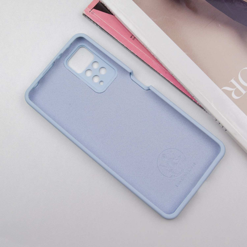 Фото Чехол Silicone Cover Lakshmi Full Camera (AAA) для Xiaomi Redmi Note 11 Pro 4G/5G / 12 Pro 4G (Голубой / Sweet Blue) в магазине vchehle.ua