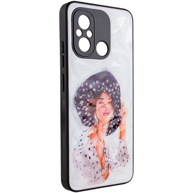 TPU+PC чохол Prisma Ladies на Xiaomi Redmi 12C / Poco C55 (Girl in a hat)