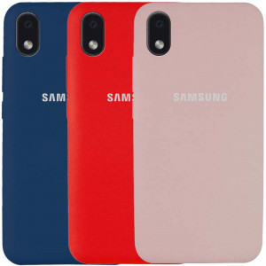 Чехол Silicone Cover Full Protective (AA) для Samsung Galaxy M01 Core